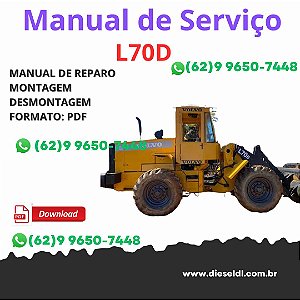 Manual Profissional de Serviço de Oficina Volvo L70D – Pá Carregadeira PDF