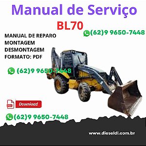 Manual Técnico Serviço Volvo BL70 – Retroescavadeira PDF Completo
