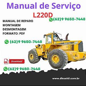 Manual Serviço Oficina Volvo L220D – Carregadeira