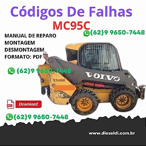 Manual Códigos Falhas MC-C – Volvo MC95C Mini Carregadeira