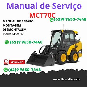 Manual Serviço Oficina Volvo MCT70C MCT85C MCT95C – Mini Carregadeiras PDF