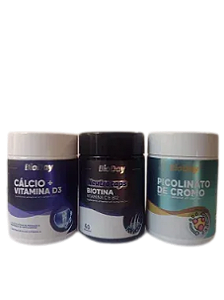 Cálcio + Vitamina D3 Gotas + Neutracaps + Picolinato de Cromo