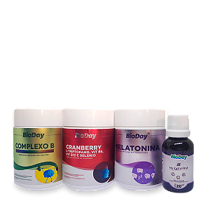 Bem-estar para humor e sono (Complexo B, Cranberry, Melatonina Comp. e gotas )