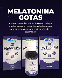 Melatonina (Gotas) - Frasco 20 ml. 1 Unidade.