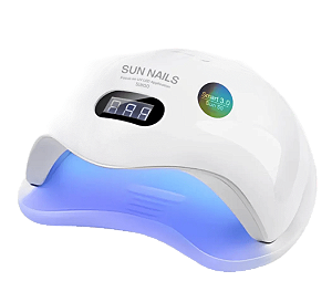 CABINE ORIGINAL SUN NAILS - SUN50 - Smart 3.0 - 48w - Bivolt 36 Leds - 1 Ano de Garantia