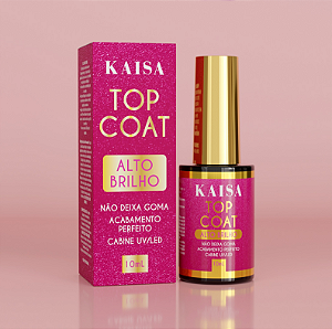 Top Coat Kaisa Alto Brilho 10ml