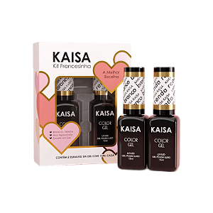Kit Francesinha Kaisa Nails Esmalte em Gel 12ML (Renda & Branco)