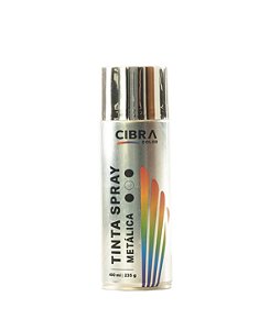 TINTA SPRAY METALICO CROMADO 250G/400ML
