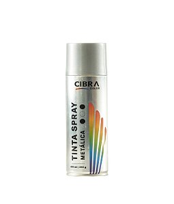 TINTA SPRAY METALICO PRATA 250G/400ML