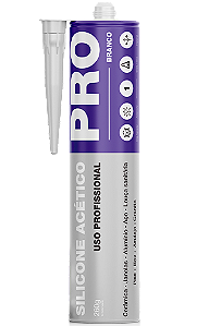 SILICONE ACETICO PROFISSIONAL BRANCO 260G