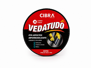 FITA ASFÁLTICA IMPERMEABILIZANTE 15CMX10CM