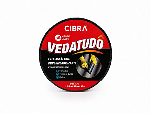 FITA ASFÁLTICA IMPERMEABILIZANTE 10CMX10CM
