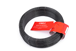 ARAME RECOZIDO LISO PRETO 1KG 14/2.11MM