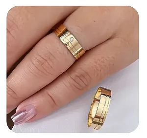 Par de Alianças Escócia 7mm +Solitario de brinde 💍