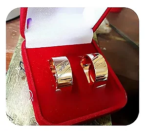 Par de Alianças Suíça 8mm +Solitario de brinde💍