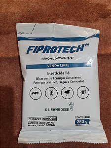 Fiprotech 250g - Inseticida Pó Fipronil 0,024%