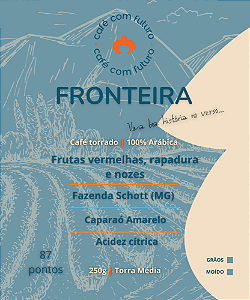 Fronteira | Café Especial | 87 pontos - Serra do Caparaó | 250g