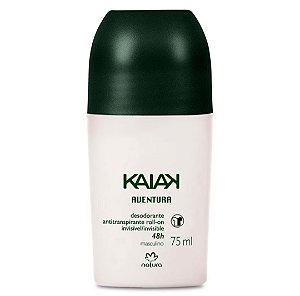 Desodorante Antitranspirante Roll On Kaiak Aventura Masculino 75 ml