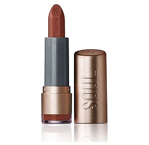 Batom Mate Marrom Tendência SOUL Kiss Me 3,7g