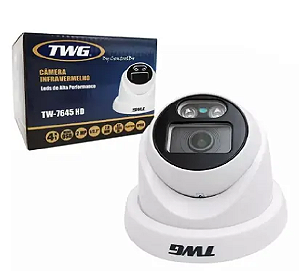 Câmera Dome TWG 2MP TW-7645 HD - 4x1 de 2,8mm 02 LEDs IR