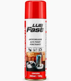 ANTI CORROSIVO LUBRIFICANTE SPRAY 300ML LUB FAST ANTIFERRUGEM SPRAY ÓLEO DESENGRIPANTE
