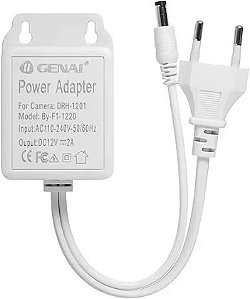 Fonte Estabilizada 12V 2A Plug P4 – Especial para Câmeras Mini Speed Dome e CFTV