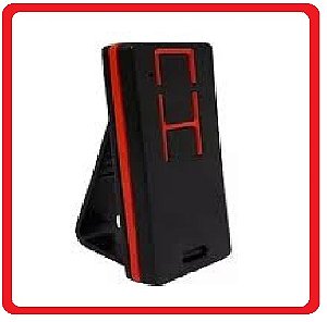 CONTROLE REMOTO HITRON SMART 433,92MHZ 3 BOTOES PRETO/VERMELHO