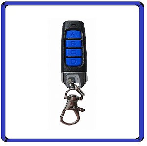 Controle Remoto Blue Fine Code Learn 433,92 MHz 4 Botões