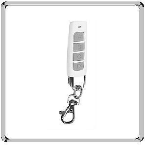 Controle Remoto White Fine Code Learn 433,92 MHz 4 Botões