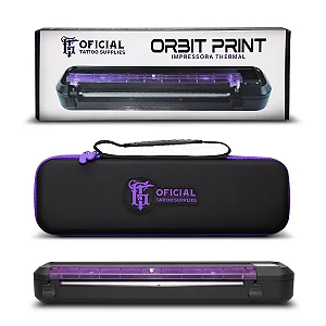 IMPRESSORA TERMICA ORBIT PRINT - Monocromática A4 - Mini Type Wireless Tattoo