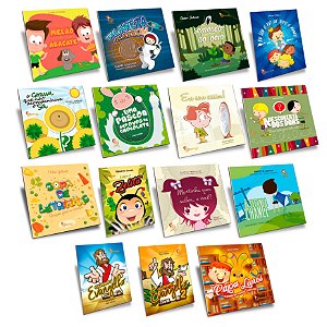Kit Livros Infantis Espiritas - 15 livros