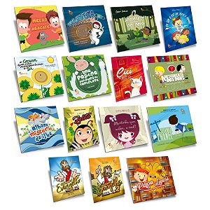 Kit Livros Infantis Espiritas - 15 livros