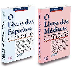 Kit O Livro dos Espíritos + O Livro dos Médiuns