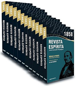 Coleção Revista Espírita - 1858 a 1869 - 12 Volumes