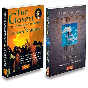 Kit The Gospel According To Spiritism+The Spirit's Book - Evangelho+Livro dos Espiritos em Inglês