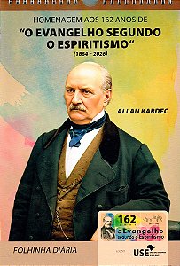 Folhinha Diária "O Evangelho segundo o Espiritismo"