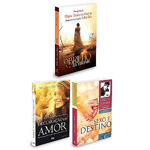 Kit 3 Livros Espíritas: Amor, relacionamentos e Evolução da Alma