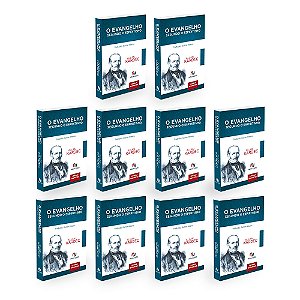 Kit 10 O Evangelho Segundo o Espiritismo - Letras Gigantes