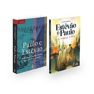 Kit Paulo e Estevão + Estevão e Paulo com 2 Livros