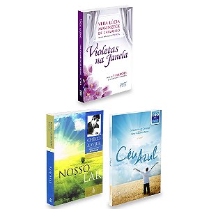 Kit Violetas na Janela + Nosso Lar + Céu Azul