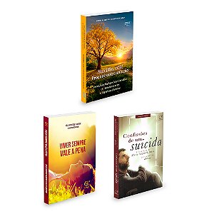 Kit Viver é a Melhor Escolha - 3 Livros Espíritas sobre Valorização da Vida