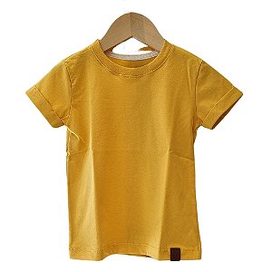 Camiseta básica - Amarelo