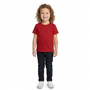 Camiseta básica - Vermelho