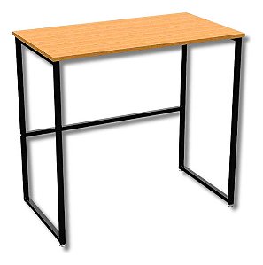 Mesa Escrivaninha Industrial Escritório Estudos Computador 80 cm Preto/Corazzi - DiCarlo