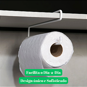 Suporte Para Papel Toalha Essence Branco - DiCarlo