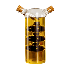 Galheteiro de Vidro Duplo 350 ml - Allmix