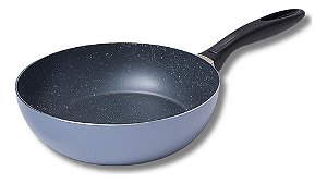 Panela Wok  Antiaderente Cerâmica 24 Cm Jeans - Brinox