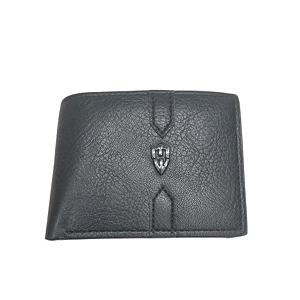 Carteira Masculina Slim Couro Sintético Preto M09891