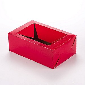 Caixa Cesta Vermelha (05 unidades)