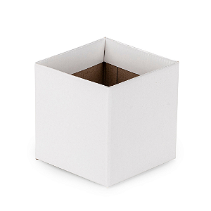 Cachepot Quadrado Pote 15 Branco (10 unidades)